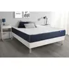 Image de Actisom - Ensemble Matelas Latex Et Mémoire De Forme Actilatex Sleep 140x190 5zones De Confort + Sommier Kit Blanc