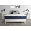 Image de Actisom - Ensemble Matelas Latex Et Mémoire De Forme Actilatex Sleep 90x200 5zones De Confort + Sommier Kit Blanc