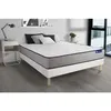 Image de Actisom - Ensemble Matelas Latex Et Mémoire De Forme Actilatex Form 200x200 Cm 5zones De Confort + Sommier Kit Blanc