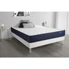Image de Actisom - Ensemble Matelas Actilatex Life 160x200 Latex Et Mémoire De Forme 5zones De Confort + Sommier Kit Blanc