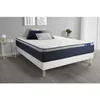 Image de Actisom - Ensemble Matelas Mémoire De Forme Actimemo Max 180x200 Cm Maxi Épaisseur 7zones De Confort + Sommier Kit Blanc