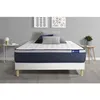 Image de Actisom - Ensemble Matelas Mémoire De Forme Actimemo Max 90x200 Cm Maxi Épaisseur 7zones De Confort + Sommier Kit Blanc