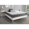 Image de Actisom - Ensemble Matelas Actimemo Relax Mémoire De Forme 160x200 Cm Maxi Épaisseur 5zones De Confort + Sommier Kit Blanc