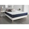 Image de Actisom - Ensemble Matelas Mémoire De Forme Actimemo Sleep 180x200 5zones De Confort + Sommier Kit Blanc