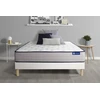 Image de Actisom - Ensemble Matelas Mémoire De Forme Actimemo Form 90x190 Cm 5zones De Confort + Sommier Kit Blanc