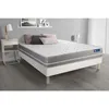 Image de Actisom - Ensemble Matelas Mémoire De Forme Actimemo Touch 160x200 3zones De Confort + Sommier Kit Blanc