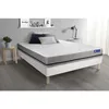 Image de Actisom - Ensemble Matelas 140x200 Actimemo Soft 3zones De Confort + Sommier Kit Blanc