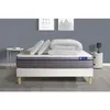 Image de Ensemble Matelas Sommier Actiflex Zen 140 X 190 Cm 2 Oreillers Et Couette Ressorts Ensachés Et Mémoire De Forme - Couleur : Blanc