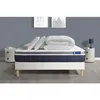 Image de Ensemble Matelas Sommier Actiflex Confort 180 X 200 Cm 2 Oreillers Et Couette Ressorts Ensachés Et Mémoire De Forme - Couleur : Blanc - Blanc