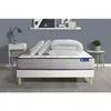 Image de Ensemble Matelas Sommier Actiflex Form 200 X 200 Cm 2 Oreillers Et Couette Ressorts Ensachés Et Mémoire De Forme - Couleur : Blanc - Blanc