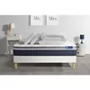 Image de Ensemble Matelas Sommier Actilatex Confort 160 X 200 Cm 2 Oreillers Et Couette Latex Et Mémoire De Forme - Couleur : Blanc - Blanc