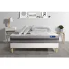 Image de Ensemble Matelas Sommier Actilatex Relax 140 X 190 Cm 2 Oreillers Et Couette Latex Et Mémoire De Forme - Couleur : Blanc - Blanc
