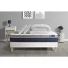 Image de Actisom - Ensemble Matelas Sommier Actimemo Confort 160 X 200 Cm 2 Oreillers Et Couette Mémoire De Forme - Couleur : Blanc - Blanc