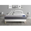 Image de Ensemble Matelas Sommier Actimemo Plus 160 X 200 Cm 2 Oreillers Et Couette Mémoire De Forme - Couleur : Blanc
