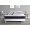Image de Actisom - Ensemble Matelas Sommier Actimemo Morpho 160 X 200 Cm 2 Oreillers Et Couette Mémoire De Forme - Couleur : Blanc - Blanc