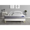 Image de Actisom - Ensemble Matelas Sommier Actimemo Dream 140 X 200 Cm 2 Oreillers Et Couette Mémoire De Forme - Couleur : Blanc - Blanc