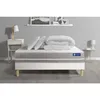 Image de Actisom - Ensemble Matelas Sommier Actimemo Touch 180 X 200 Cm 2 Oreillers Et Couette Mémoire De Forme - Couleur : Blanc - Blanc