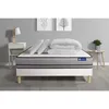 Image de Actisom - Ensemble Matelas Sommier Actimemo Night 200 X 200 Cm 2 Oreillers Et Couette Mémoire De Forme - Couleur : Blanc - Blanc