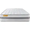 Image de Septnuits - Ensemble Matelas Sommier Memo Spring 90 X 190 Cm - Couleur : Blanc