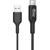 Image de Jaym, Câble de charge et de synchronisation de données USB vers type-C 2,4A 1M, Noir