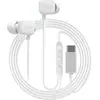 Image de Jaym, Écouteurs intra-auriculaires filaires USB-C avec microphone et télécommande, Blanc