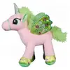 Image de Peluche géante : licorne couchée rose avec ailes 88 cm - animaux fantastique