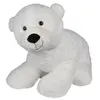 Image de Peluche géante ours polaire blanc pompon 100 cm - grand ours 1 mètre - nicotoy