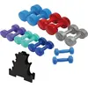 Image de Ensemble d'haltères 1/2/3kg Sporti France argenté argenté Taille unique