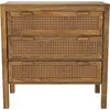 Image de Rendez-vous Déco - Commode En Cannages Et Bois 3 Tiroirs - Tiki