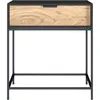 Image de Rendez-vous Déco - Table De Chevet 1 Tiroir En Bois D'Acacia Et Métal Noir - Jakson