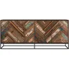 Image de Buffet 4 Portes En Bois D'Acacia Et Bois Recyclé - Krabi