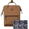 Image de CABAIA sac à dos de loisirs sac à dos pour ordinateur portable Adventurer Vegan Nubuck Backpack 18L Moscow marron clair