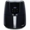 Image de H.Koenig FRY700 FRY800 huile, friteuse à air, capacité 4 l, 7 programmes, 1400 W, température réglable jusqu'à 200 ° C, minuterie 60 minutes, écran LCD, taille compacte, acier inoxydable, plastique
