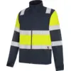 Image de Sweat zippé haute visibilité FLUO ONE jaune/marine 5XL
