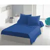 Image de Drap-housse en microfibre 82 g - 240 x 300 cm - Bleu