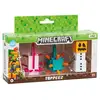 Image de 3 figurines Minecraft 6 cm Modèle choisi aléatoirement BANDAI BAIPMM2021 - Neuf