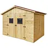 Image de Habrita - Abri De Jardin En Bois Epicéa 16mm Surface Utile 5,41m2 Sans Plancher Foresta