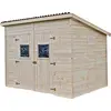 Image de Abri en panneaux 5.41 m² sans plancher - Habrita - CD2820.02 -