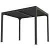 Image de Habrita - Pergola Bioclimatique Foresta Per 2430 Bi 7,20m2 Aluminium Balcon Et Terrasse Gris Anthracite