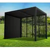 Image de Bâche pour pergola bioclimatique PER 24R30R BI avec rideau manuel et panneaux moucharabieh