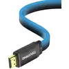 Image de Câble HDMI 2.1 LED 8K Oniverse 2 m Bleu pour PC PS4 PS5 Nintendo Switch 2  Nintendo Switch modèle OLED Nintendo Switch  X - Neuf