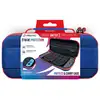 Image de Étui de protection et transport Oniverse pour Nintendo Switch / Switch 2 / Switch OLED - Coque rigide zippée, rangement 10 cartouches - Bleu et rouge - Neuf