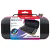 Image de Étui de protection Oniverse pour Nintendo Switch, Switch 2, Switch OLED et Switch Lite - Coque rigide, 10 emplacements, gris foncé à liseré rose - Neuf