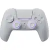 Image de Manette Bluetooth Oniverse Starion PS5 PS3 PC Android iOS Blanc touches mécaniques gâchettes L3/R3 gyroscope 6 axes turbo rétroéclairage - Neuf