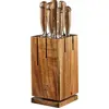 Image de Bloc à couteaux de cuisine JAKOB SKAGEN, 7 pièces