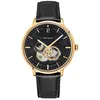 Image de Pierre Lannier Montre automatique Trio Doré - Noir