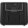 Image de CONTINENTAL EDISON Friteuse à air chaud sans huile - RFRSH24002CB - 9 l - double bacs - 2400 W - Noir