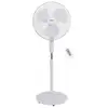 Image de Ventilateur sur pied OCEANIC OCEAVP45W3 45 W 44 cm 3 vitesses oscillant blanc - Neuf