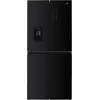 Image de Refrigerateur Americain - Frigo 4 portes avec distributeur d'eau - 464L - Total No Frost - L79 cm x H 180 cm - Noir -