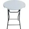 Image de Table haute pliante en plastique Ø 80 cm "Lili" - blanc